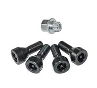 Boulons de Roue Compatible Avec BMW 325iX 1988-1991 325xi 2001-2006 Ensemble de boulons de roue noirs OE 36136786419 36131180882 36136764057