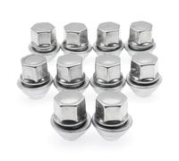 Boulons de roue Compatible Avec Ford Pour Fiesta Pour Mondeo Pour C-Max Boulon Roue M12x1.5 19 mm Goujon Et Écrou Pneu(10 piece)