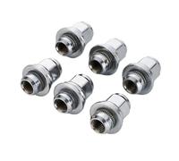 Boulons de roue Compatible Avec Infiniti Pour QX50 Q60 EX35 2008-2012 Écrous Roue Hexagonaux M12x1.25 21 mm 37 mm Noirs Ou Argentés(Silver)