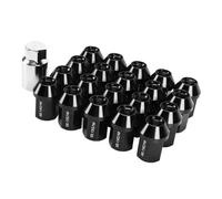 Boulons de Roue Compatible Avec Mazda 6 Pour MPS 2005 2006 2007 20 Pièces M12x1.5 Boulons De Roue Écrous De Roue 35mm Écrous De Roue À Extrémité Fermée(Noir)