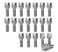 Boulons de roue écrous Compatible Avec Pour Série 3 Pour E21 E30 E36 1975-2012 20x Accessoires De Voiture En Alliage Boulon De Roue Écrou Goujon M12x1,5x26 17mm Roue Hexagonale Cosse En Acier