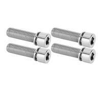 Boulons DE Tige DE Vélo, VIS à Tige DE Vélo 4pcs Bolds Goodbar Bolts VIS Goodbar DE BIDE Time STEME Inter HEXES Inter (Couleur Primaire Titane)