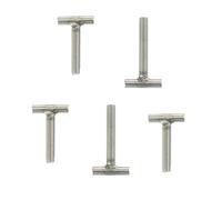 boulons de type T, Lot de 5 vis à rainure en T M4 × mm en acier inoxydable 304(M4*35mm)