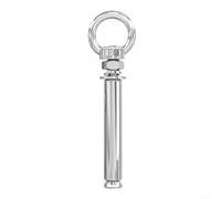 Boulons d'expansion en acier inoxydable 304 avec anneaux, chevilles murales à œillet pour montage mural, fixations antirouille robustes pour mur en béton (M6 x 150)