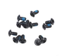 Boulons Disque Frein Universels 12pcs Pour VTT | Acier alliage pour robuste, tête T25, taille M5x10, pour vtt et , installation rapide(Black)