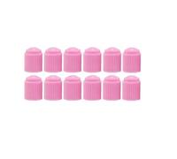 Boulons Écrous Moto Bouchon Valve Universel En Plastique Couvercle Tige D'air Pneu Roue Bouchons Valve Pneu Anti-poussière Pour Motos Voiture(Pink 12pcs)