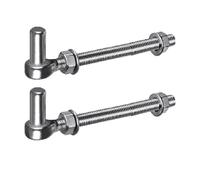 Boulons en J en acier industriel, longue durée de vie, antirouille pour une installation sûre sur une grande porte et une grande porte