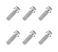 Boulons en titane à tête hexagonale à bride M6/M8/M10/x10-90 mm for moto et voiture (lot de 6)(Titanium,M8x30mm Pitch 1.25)