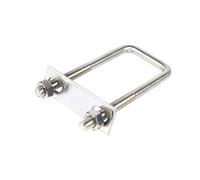 Boulons en U carrés, Boulon en U acier inoxydable 304, vis forme de, collier serrage à Angle droit, cerceau M6 M8 M10(1set M6x50x50)