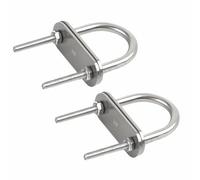 Boulons en U, Collier de serrage en forme de U en acier inoxydable | Argent Multiple M4-M12 : for le maintien des tuyaux(M4*62)