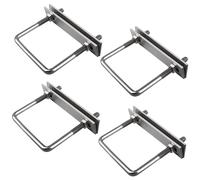 Boulons En U, U-Bolts M8, Boulon De U En Acier Inoxydable Avec Écrou Plaques Rondelle, Fixation Coffre de Toit Universelle, pour Fixation des Tuyaus ou comme Accessoires de Bateau ou de Yacht