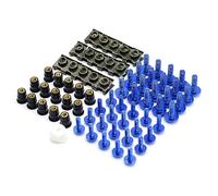 Boulons et Écrous Compatible Avec Pour Zx6r Zx636 Zx10r Z1000 Z750r Z1000sx Pour Ninja 300 250 1000 Moto Carénage Vis Pare-brise Vis Boulon Écrou Rondelle Kit