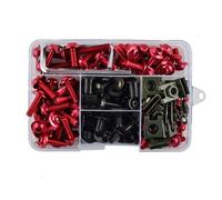 boulons et écrous de carénage Compatible avec Aprilia pour RSV4 pour RS660 pour RS125 Motorcycle Familing Windshield Bolt Bolt Bols Vis Kit Clips d'écrou Fiches de vis