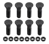 Boulons et écrous de lame de niveleuse 5/8, pour seau de direction à glissement JCB, boulons de bord de coupe de 1,6 cm x 6,3 cm pour Kubota, accessoires de chasse-neige New Holland, fixations de