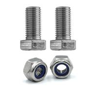 Boulons et écrous pour le montage de la roue support DROMET M10x25, set : 2x vis et 2x écrous