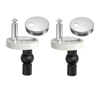Boulons et vis de siège toilette, fixations charnière supérieure à dégagement rapide, écrou supérieur en caoutchouc extensible, Kit remplacement universel 2 pièces Pour Tablette Siège Wc