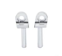 Boulons fixes de montage pour pare-brise BMW R1200gs 2004-2012 en alliage d'aluminium noir argent côté gauche droit kit de matériel pour fourche avant mise à niveau écran durable (argent)