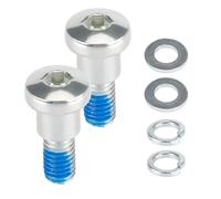 Boulons fixes pour roue arrière de scooter électrique, 2 vis métalliques compatibles avec Xiaomi M365/Pro, argenté