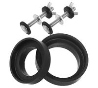 Boulons Inoxydable Joint et en Acier du Réservoir Toilettes | Caoutchouc, Prévention des Fuites D’eau, Installation Facile, Vis Fixes, Siège de Joint