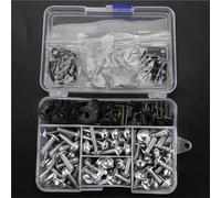 Boulons Kits Carénage Kit De Boulons Carénage Pour Moto Pour Yamaha TDR125 TDR 125 Clips Fixation, Vis Et Pour Écrous Moto Clips Fixation Vis(Argent)