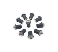 Boulons M5 En Acier Inoxydable Pour Moto Écrous Puits En Caoutchouc Capot Carénage Accessoires Universels Pare-brise Boulon