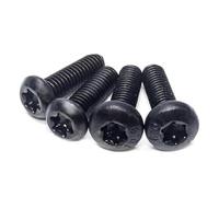 Boulons noirs de tête de bouton de la catégorie 10,9 M3-M10 de vis Torx de tête de casserole, 10 pièces, M3x10-T10