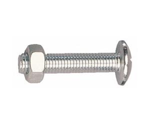 Boulons poêliers - tête ronde - filetage total - 6x20 mm - 200 pièces GFD