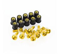 Boulons pour moto Compatible Avec Pour S1000RR 2010-2025 Pour M5 10 Pièces Kit De Carénage Pare-brise Vis Écrous Pare-brise Accessoires De Moto