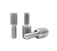 Boulons réducteurs à filetage mâle, 4 pièces M3/M4/M5/M6/M8/M10/M12/M14/M16 304, vis de conversion à double tête for adaptateur de caméra(M8x10M10x15)