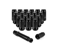 Boulons Roue Compatible Avec Polaris Pour VTT RZR Ranger XP 900/1000 32 mm 12 x 1,5 Écrous roue noirs cannelés