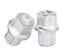 Boulons roue écrous Kit Compatible Avec VW Pour Passat Pour Goujons De Roue De Voiture 1 Jeu D'écrou De Blocage De Roue Adaptateur De Clé Moyeu Pour Écrou De Boulon 8D0601139F(19 Teeth)