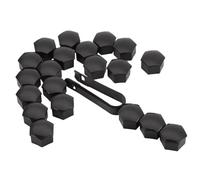 Boulons roue écrous Kit Goujons Roue Voiture Compatible Avec Tesla Pour Modèle S 2012 - 2017, 20 Pièces 21mm Pour Couvercles D'écrous Boulons Avec Clé Retrait A85E