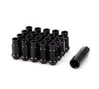 Boulons Roue Voiture Kit Compatible Avec KIA Pour 300E 2017-2019 Pour Cadenza 2009-2019 Pour K2 2011-2019 Écrous Roue Colorés En Fer Boulons M12x1.5(Black)