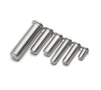 Boulons soudables 100 à 1000 goujons de soudage M3, M4, M5 et M6 for par décharge condensateur, vis clous en acier inoxydable pour Montage équipements(Silver-500Pcs,25mm,M5)