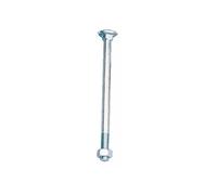 GFD Boulons Japy Viswood – Tête ronde collet carré TRCC – Acier zingué – 7 x 80/20 mm – Boîte 100