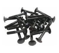 Boulons trcc Japy - acier zingué noir - filetage partiel - 100 pièces - 8 x 50 mm BRICOZOR