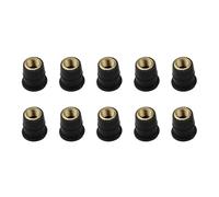 Boulons Vis 10Pièces Pare-brise De Moto Pare-brise Puits Écrou Vis Kit M4 M5 M6 Pare-brise Carénage Boulons De Montage(M6)