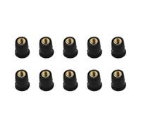 Boulons Vis 10Pièces Pare-brise De Moto Pare-brise Puits Écrou Vis Kit M4 M5 M6 Pare-brise Carénage Boulons De Montage(M5)