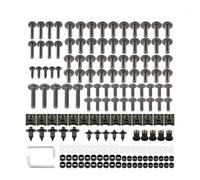 Boulons Vis 195Pièces M5 M6 Vis Boulons De Moto Vis Boulon Juste Pour YZF R1 R15 R25 R3 R6 R125 R15 R25 MT03 MT07 MT10(GRIS)