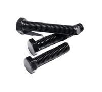 Boulons/vis à capuchon hexagonal à pas fin M8 x 1.0 (8mm), filetage en acier allié 8.8, robinet métrique DIN 933 ISO 4017 5/10/20/30 pièces(M8X1.0X45mm-5pcs)