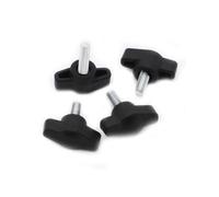 Boulons, vis à tête moletée en plastique avec poignée T, M4, M5, M6 (8 mm, M4)(45mm,M5)