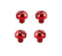 Boulons Vis Capuchon De Trou De Rétroviseur Latéral De Moto Pour Versys 650 FZ-07 MT-07 FZ-09 MT-09 CRF250L CB1000R SV650 KLR 650(ROUGE)