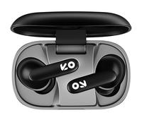 Boult Z20 Écouteurs sans fil, Bluetooth 51 heures de lecture, microphone ENC, commandes tactiles, mode jeu (noir de jais)