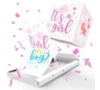 «BOUM!» Carte de Vœux Fille ou Garçon, Carte Surprise Explosion Confettis