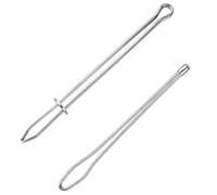 BOUMVID 2 Pièces Enfile-Aiguilles Cordon, Enfileur Cordon, Aiguille Passe Cordon, Aiguille Auxiliaire Tricot, Pince à Fileter Enfiler, Pratiques Couture Enfile-Bande Élastique, pour DIY Cordon