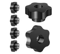 BOUMVID 6 Pièces Ecrou à PoignéE En éToile M12 50mm ExtéRieur DiamèTre Molette Papillon Vis Moletés Filetage Moleté Bouton De Serrage Pour Machines, Machines-Outils, Appareils De Fitne, Meubles