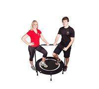 Bounce and Burn Mini trampoline d'intérieur | Semi-pliable de haute qualité | Pro Trampoline d’Exercices Pliable avec Poignée et DVD