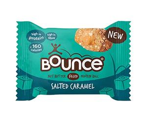 Bounce Boule Protéinée de Caramel Salé Fourrée, 35g- 1 Unité