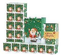 Bounce Boxes Lot de 10 boîtes de Noël avec sac pour Saint-Valentin, amis, célébration, cadeau de nouvelle maison, famille, remise de diplôme, anniversaire