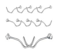Bounce de nez, 10 pièces pour piercing nasal pour bijoux | Broche de charme de nez, pour les déplacements, les loisirs, le , les occasions scolaires, les fêtes, les rassemblements, les